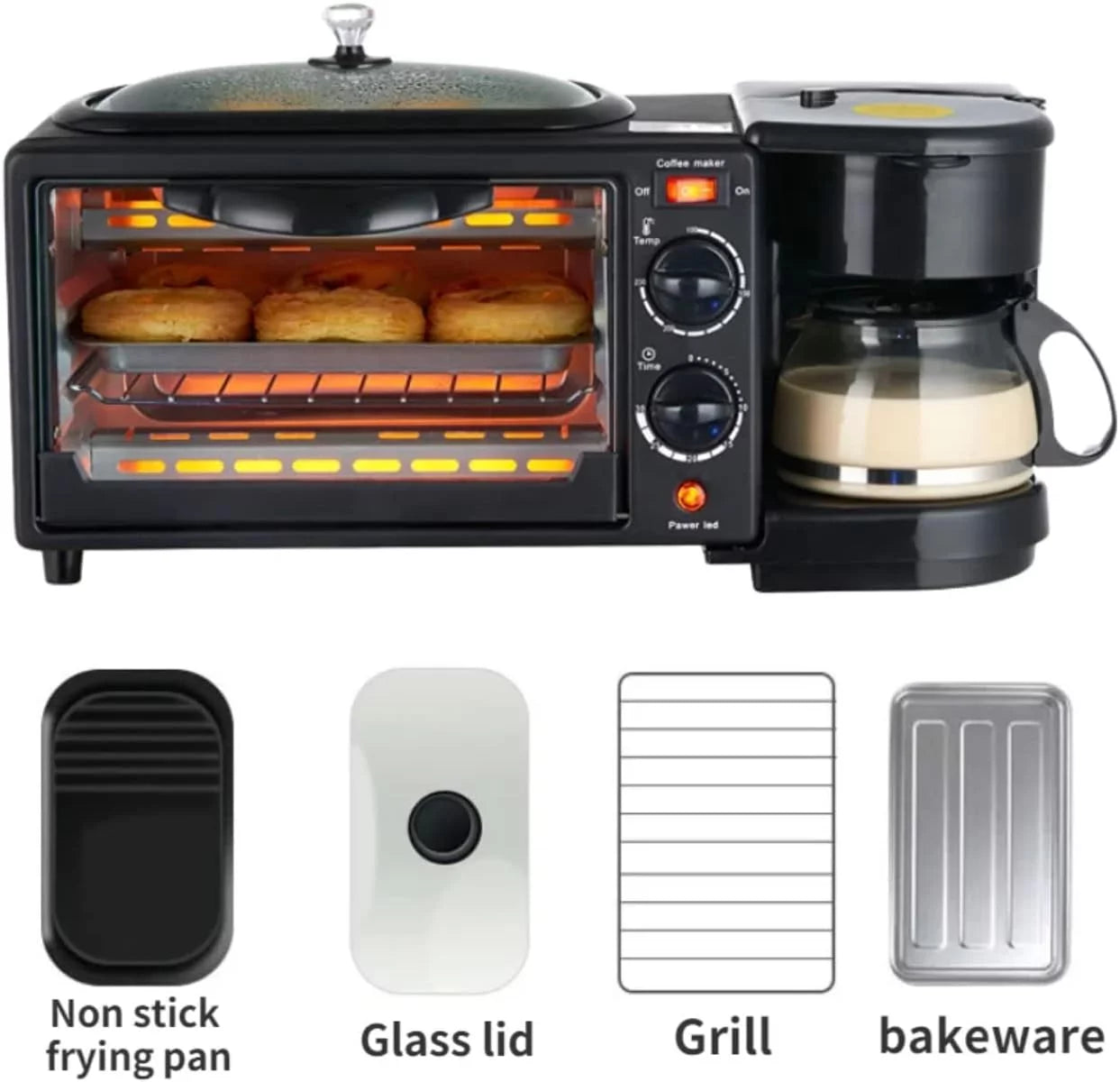 3 in 1 oven toaster best sale